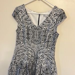Sandra Darrin black and white dress, size10